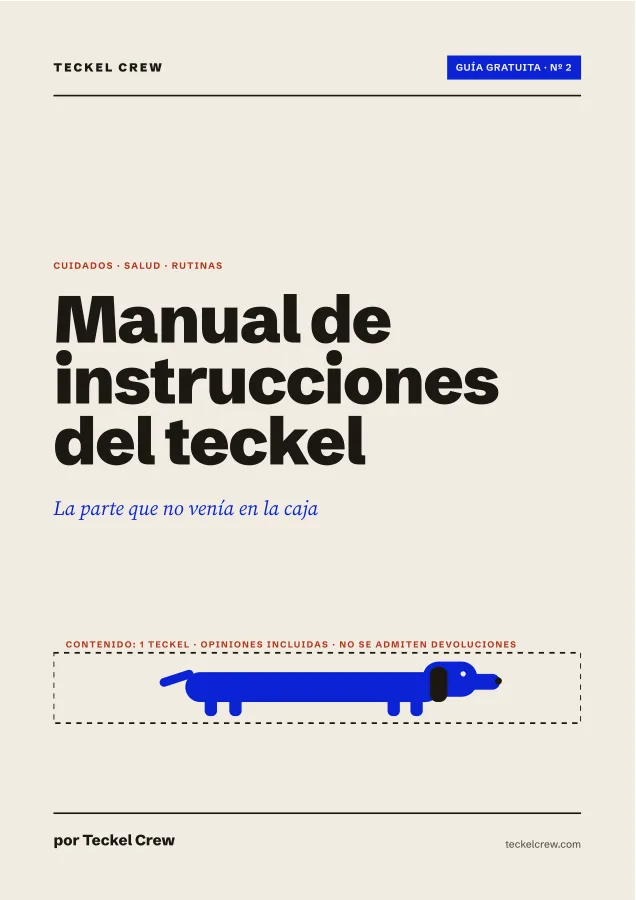 Portada del Manual de instrucciones del teckel